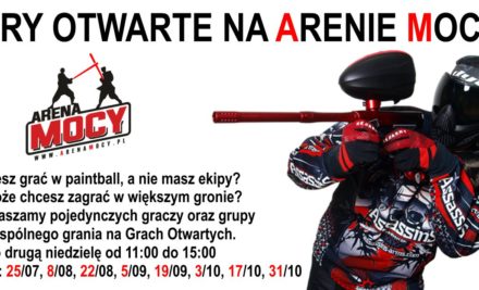 Paintball – Gry Otwarte na Arenie Mocy