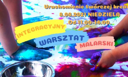 Integracyjne warsztaty malarskie dla dzieci 8 sierpnia (niedziela)