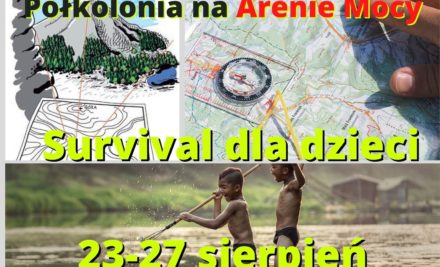 Edycja II – Półkolonia dla dzieci 8-12 lat na Arenie Mocy 23-27 sierpień