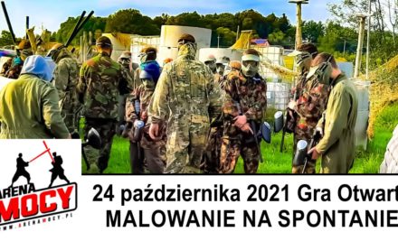 Paintball – Gra Otwarta na Arenie Mocy – Malowanie Na Spontanie