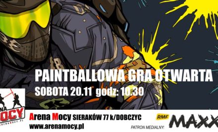 Paintball – spontaniczna Gra Otwarta na Arenie Mocy