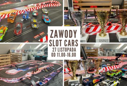 ZAWODY SLOT CARS RACING ARENA MOCY
